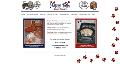 Desktop Screenshot of happytailsdoggydaycare.com